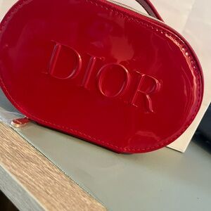 Dior Glossy Red Cosmetic Case